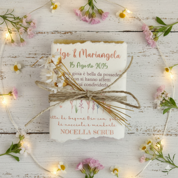 mini bomboniera sapone artigianale bio